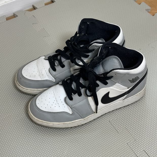 (240mm) 조던 1 미드 라이트스코모크그레이
