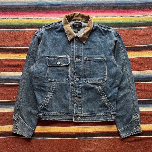90s USA 빈티지 더블알엘 RRL 데님 덩가리 자켓