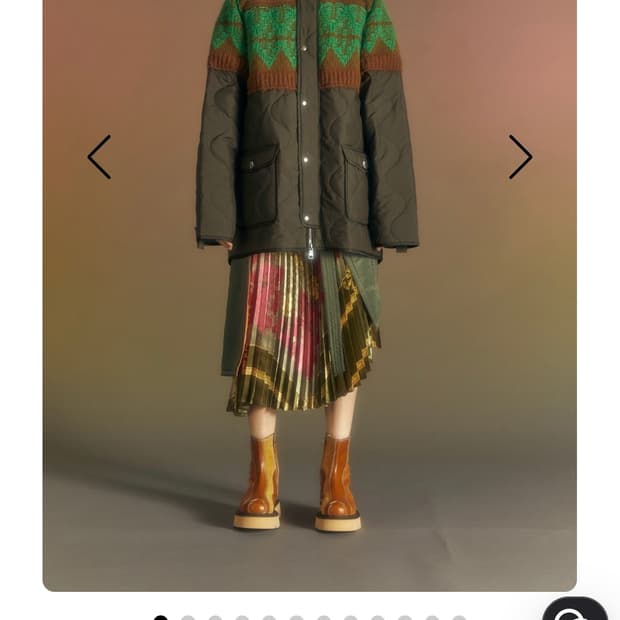 앤더슨벨 노르딕 퀼티드 파카 L