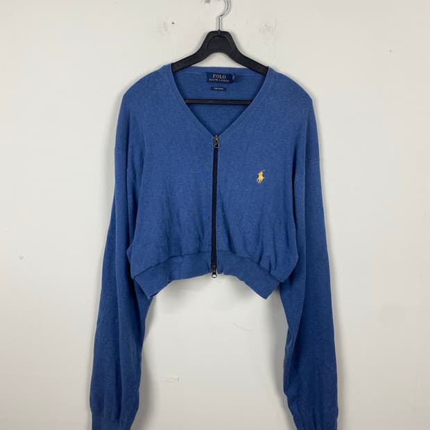 폴로 랄프로렌 리메이크 크롭 니트집업 XXL <482>