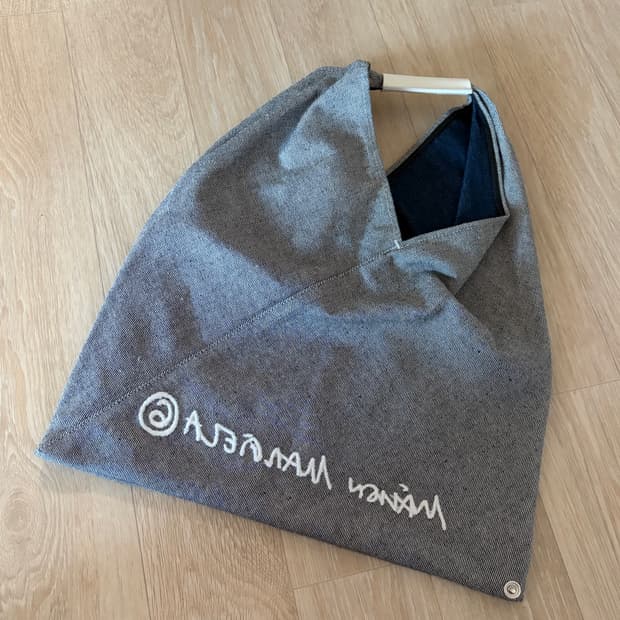 mm6 마르지엘라 데님 토트백 