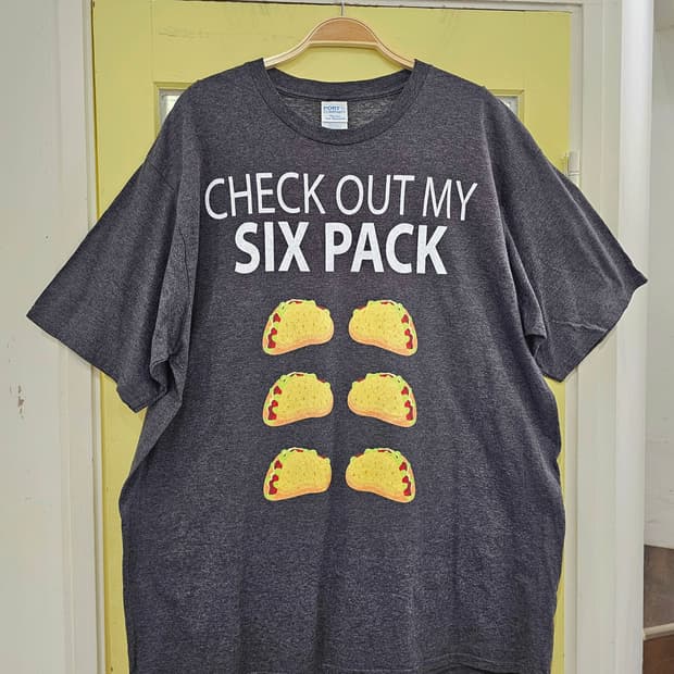 USA Check Out My Six Pack 그레이T