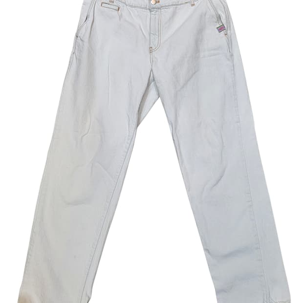 오일릴리 여성 화이트 데님 팬츠