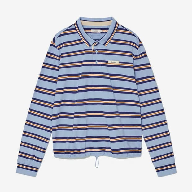 [S] 글로니 TERRY PK LONG SLEEVE (BLUE) 