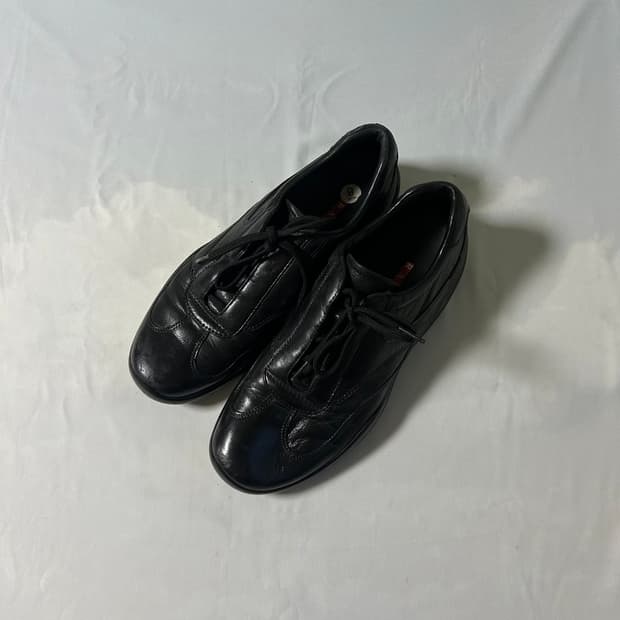 Prada sports lace up derby shoes