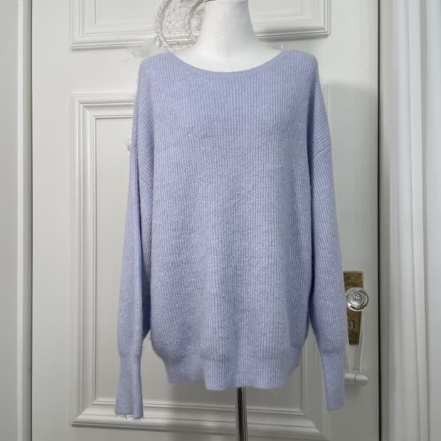 blueberry basic loose sweater(size-M)