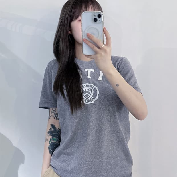 아베크롬비 빅로고 반팔