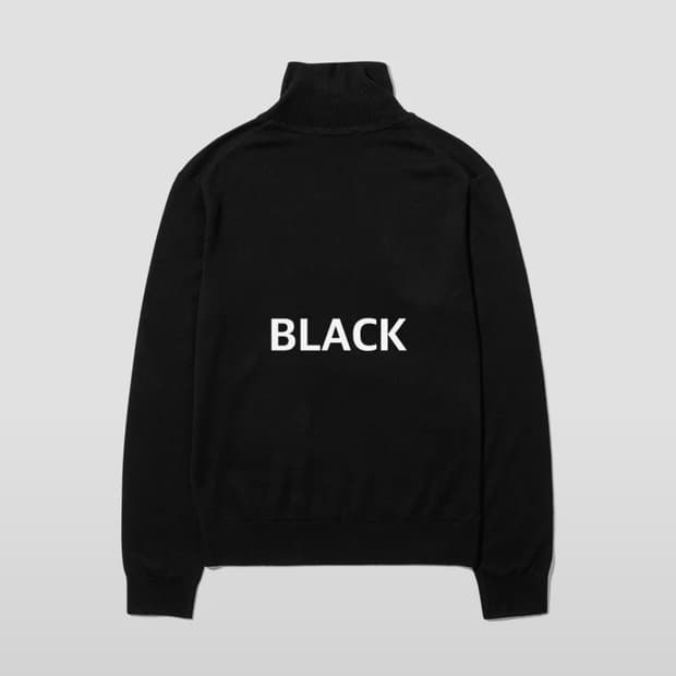 [M] 함준수 X 인템포무드 웨어러블 터틀넥 블랙&크림