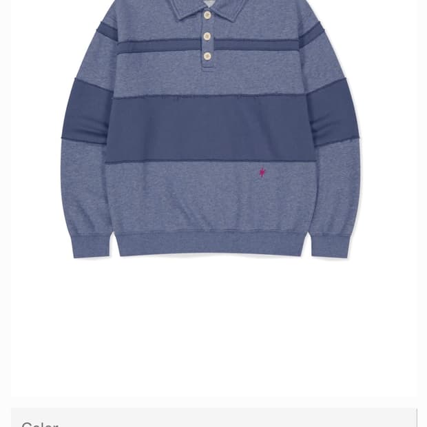 sunlove Layered Sweat Polo navy-M