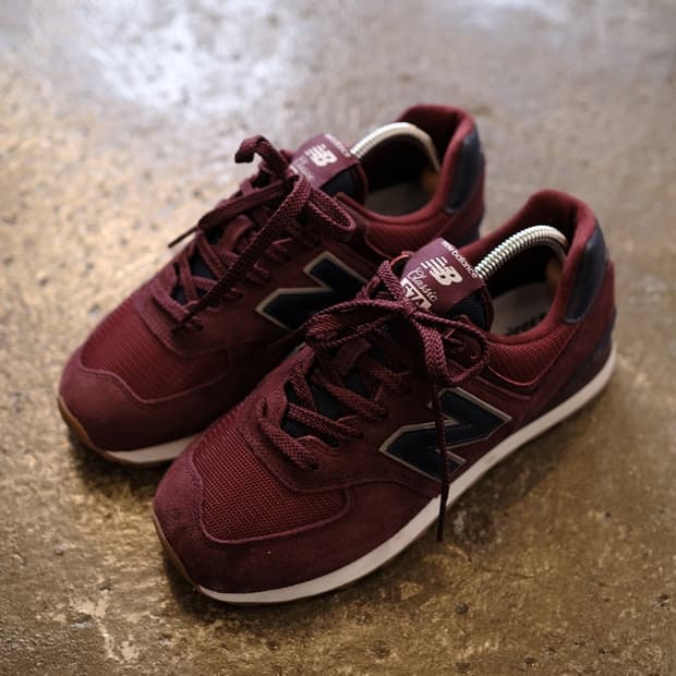 NewBalance 574 클래식 버건디