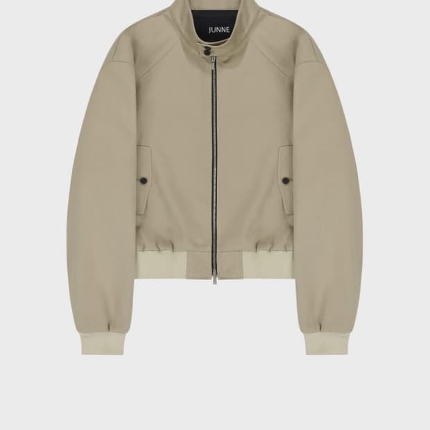 준느 j38 트윌베이지 바라쿠타자켓 L 