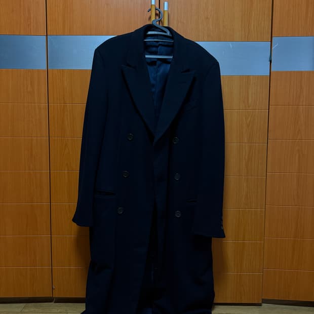 조르지오 아르마니 캐시미어 100% 더블코트