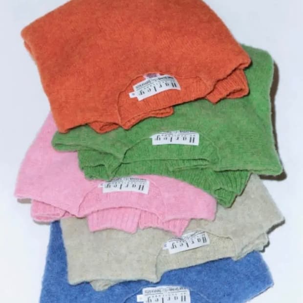 할리오브스코트랜드 hgs 니트 블루 m