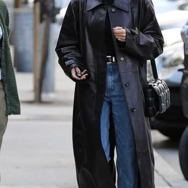 [새상품,100만원대] 블랙 레더 롱 자켓, 코트🖤