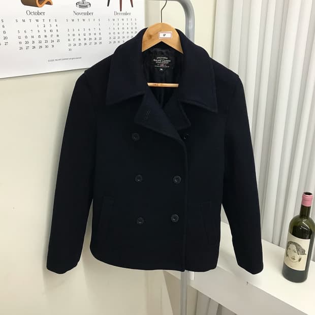 폴로 울 더블 피코트