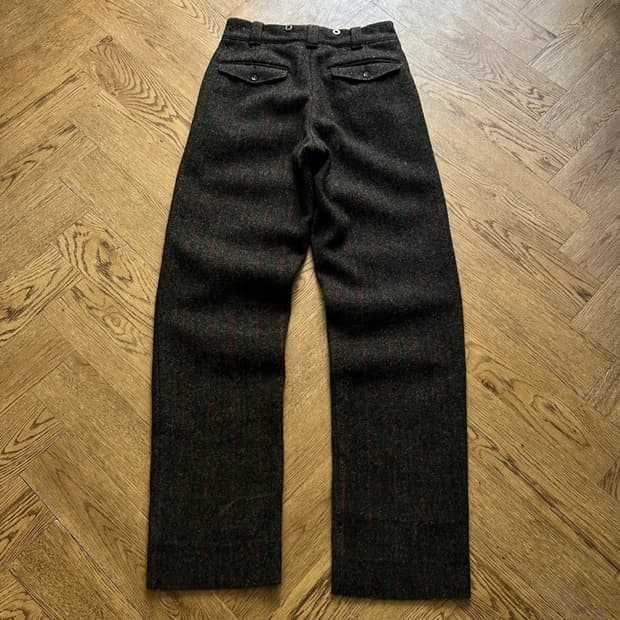 [30]80's 울리치 Made in USA 체크 울 트라우저 팬츠