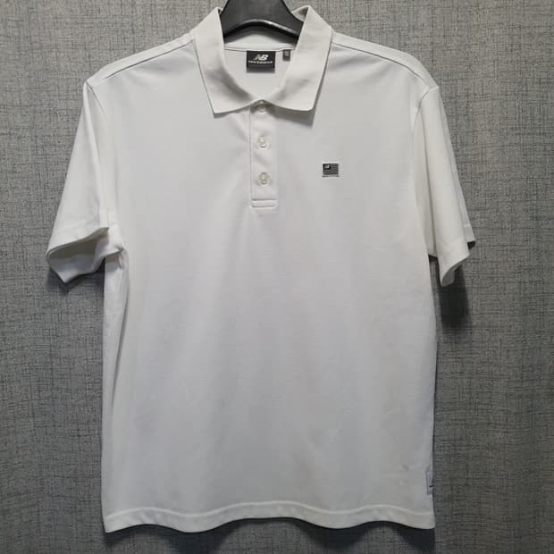 뉴발란스 화이트 폴로 반팔티 