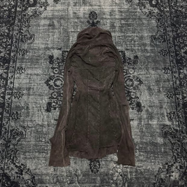 LGB 00s back cross shorty cardigan