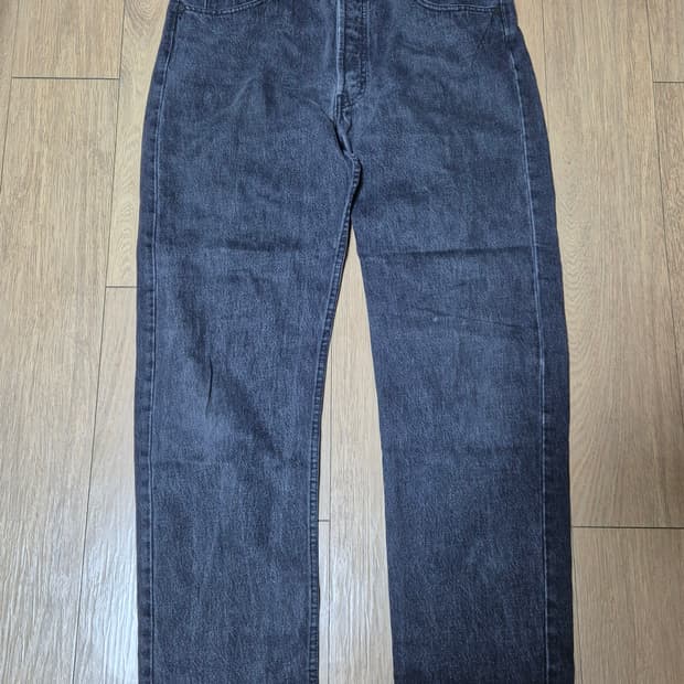 90s 리바이스 501 흑청 데님 팬츠