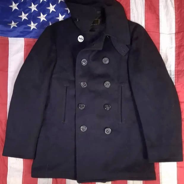 오리지날 WW2 미해군 울 피코트