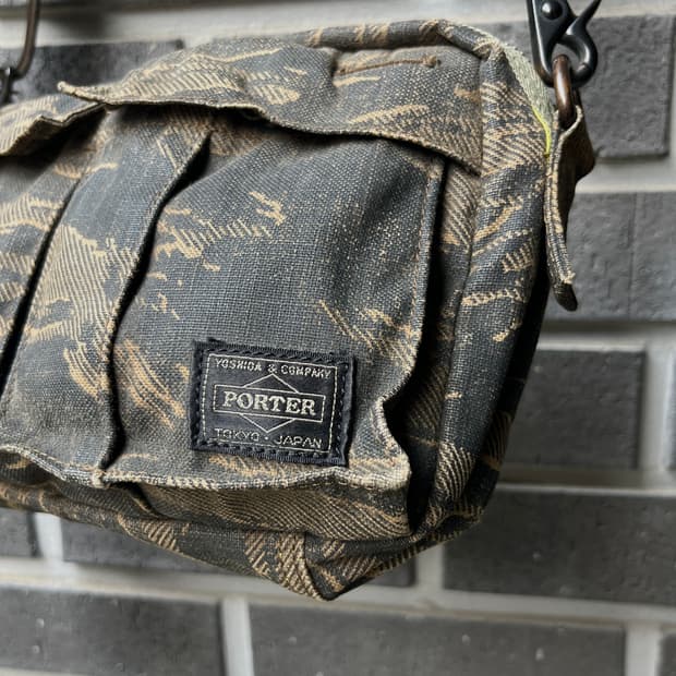 Porter 포터 카모플라쥬 코튼 백 