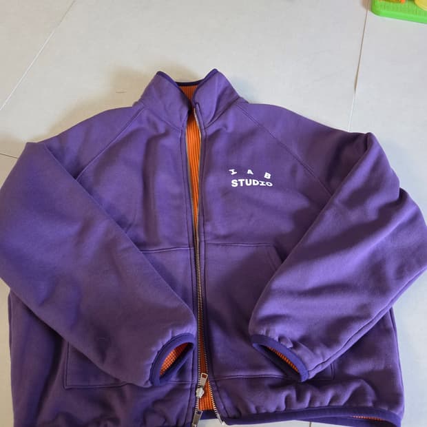 아이앱 리버시블 자켓 퍼플& 오렌지 m