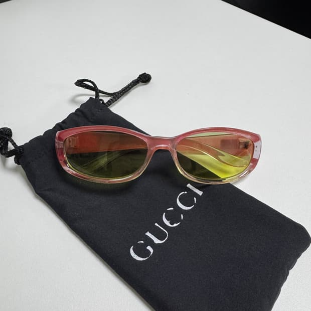 구찌 핑크 캣아이 선글라스