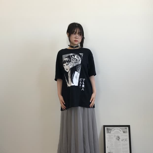 Junji Ito Horror Graphic T Shirt