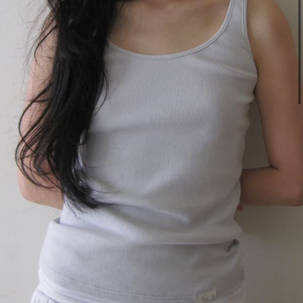 새상품) basic sleeveless (light grey)