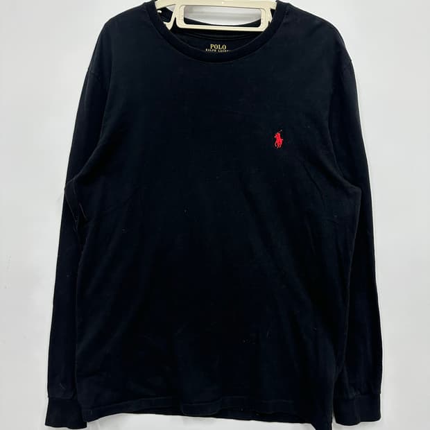 폴로 블랙 롱슬리브