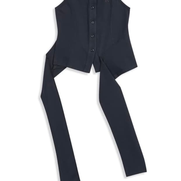 OPEN YY) TRIM POLO SLEEVELESS - S size