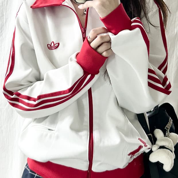 아디다스 도쿄 흰빨 져지