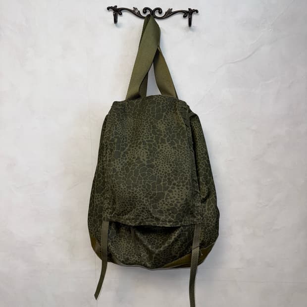 Ash khaki leopard military backpack