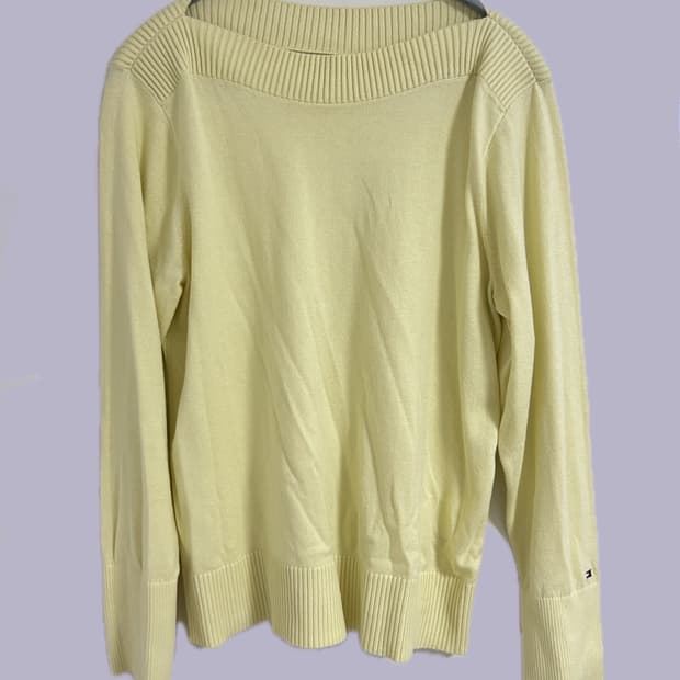 TOMMY HILFIGER 보트넥 니트