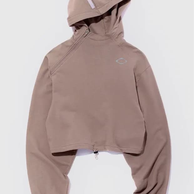 미스치프 mschf cropped side zip hoodie