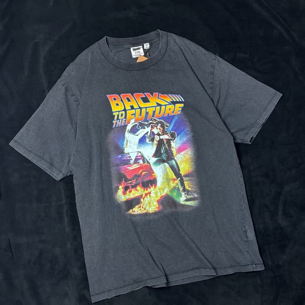 일본빈티지 GU X BACK TO THE FUTURE 콜라보 티셔츠