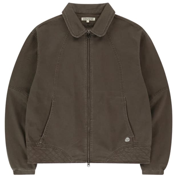 코이세이오 라운드 칼라 스티치 자켓 사이즈1