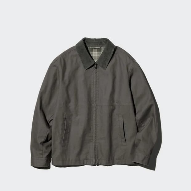 유니클로 쇼트 블루종 자켓