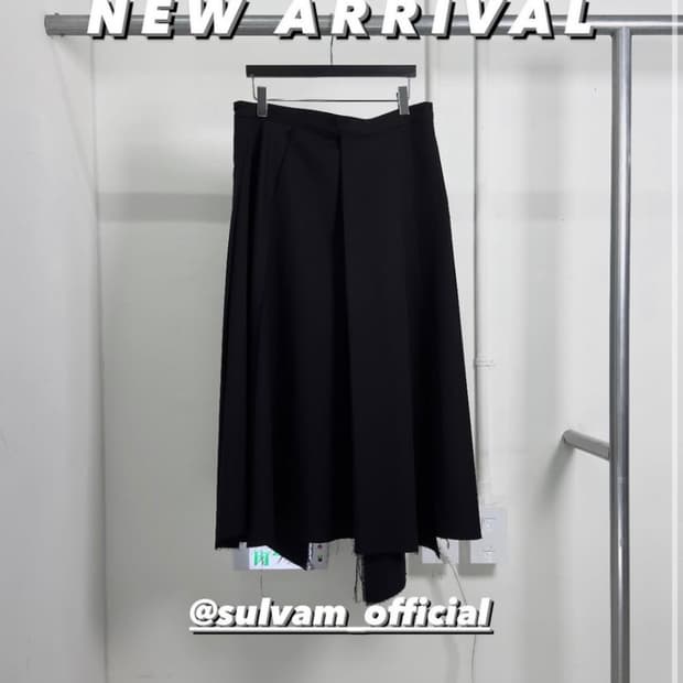 SULVAM 랩 스커트 