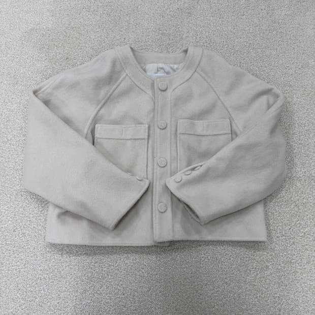 [F] 리미 LIMI 크롭 아이보리 버튼 자켓 1229T2