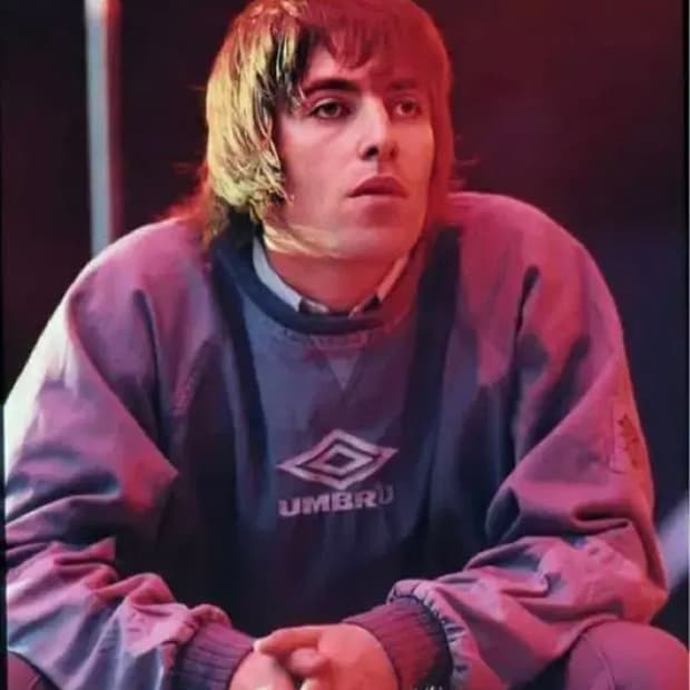 [L] 엄브로 드릴탑 스모크 자켓 리암갤러거