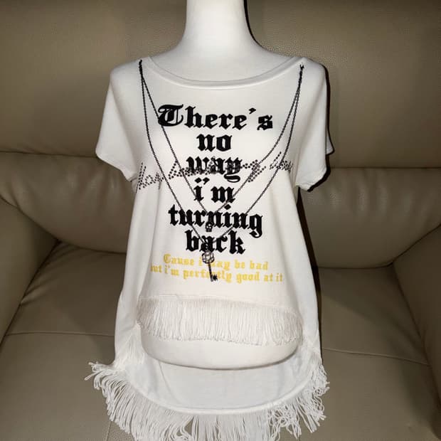 Cecil Mcbee necklace point lettering top