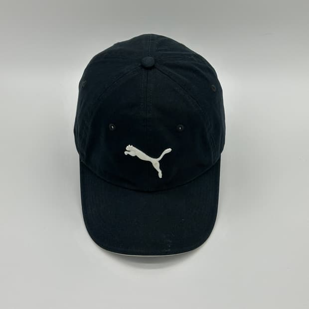 [F] 푸마 로고 블랙 볼캡 모자