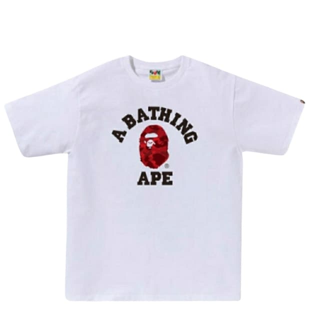 BAPE COLOR CAMO COLLEGE TEE 베이프 티셔츠