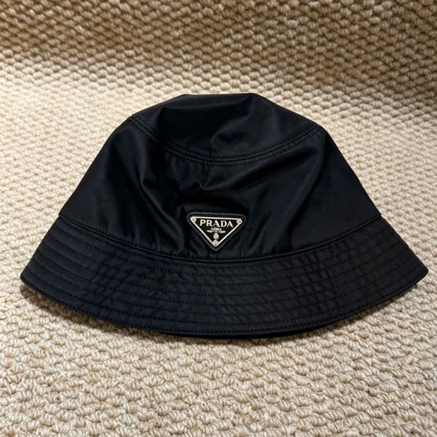 Prada Re-Nylon Bucket Hat Black
