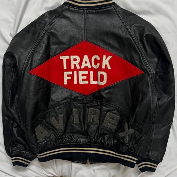 아비렉스 트랙필드 가죽자켓