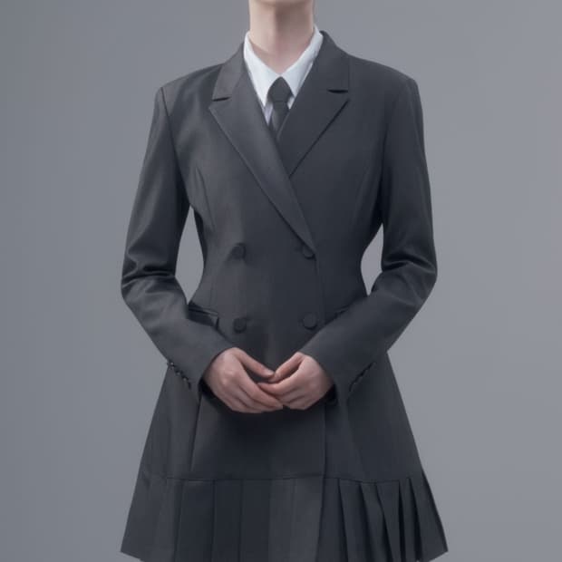 마우솔레움 원피스 셔츠 타이 세트