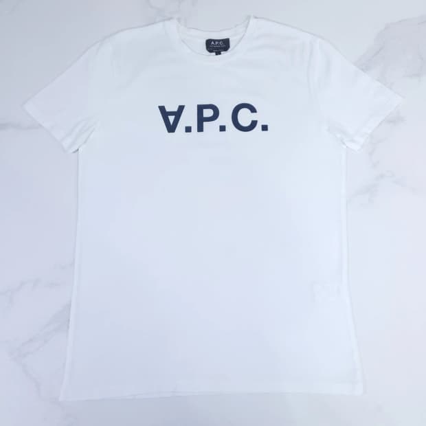 A.P.C 아페쎄 반팔티 화이트 S
