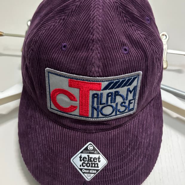 테켓 코듀로이 캡모자 퍼플 / 구매가 58,000