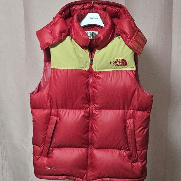 노스페이스  거위털 패딩조끼/남95
